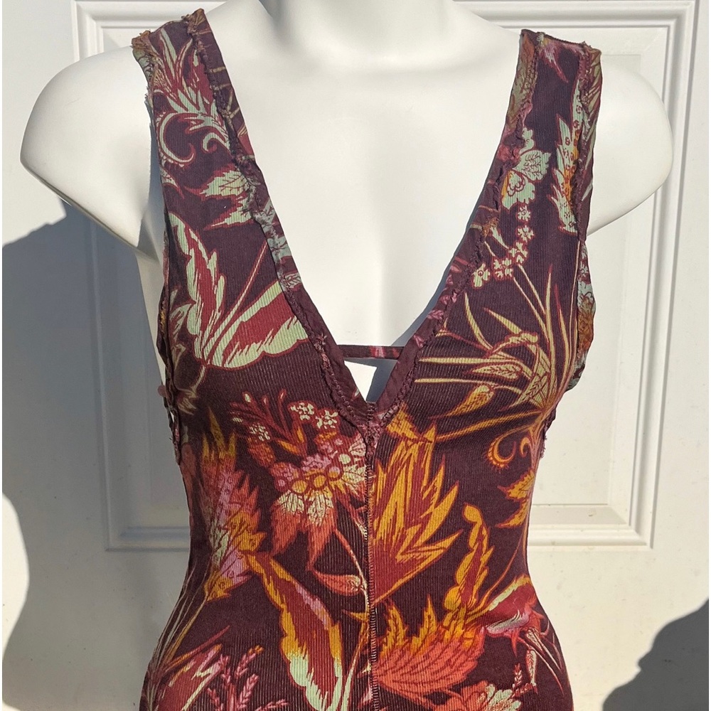 Free People Floral Bodysuit
